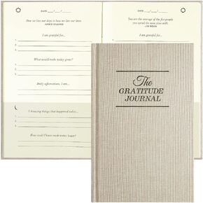 The Gratitude Journal, Manifestation Journal, Daily Journal with Prompts for Affirmation, Happiness, Mindfulness, Positivity, Wellness, Undated Journal for Women & Men(8.5 * 5.5 Inches)
