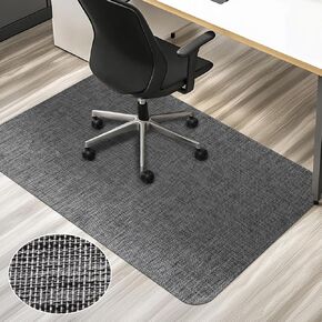 AiBOB Office Chair Mat for Hardwood Floor & Tile Floor, 53" x 45"Heavy Duty Computer&Desk Chair Mat for Rolling Chairs, Hard Floor Protector for Home Office