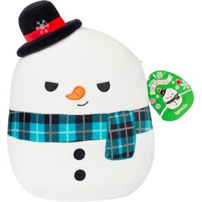 Squishmallows Original 10-Inch Ignacio The Snowman - Official Jazwares Christmas Plush - Collectible Soft & Squishy Snowman Stuffed Animal Toy - Add to Your Squad - Gift for Kids, Girls & Boys