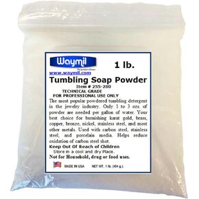 Tumbling SOAP Powder 1 Lb Jewelry TUMBLERS BURNISHING Gold Silver Brass, ETC