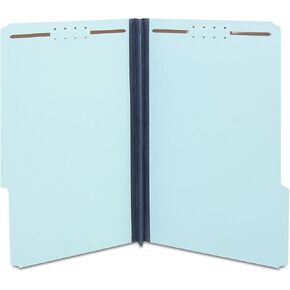 TR384870/384870 Pressboard Classification Folder 2-Inch Exp Legal Size Light Blue 25/BX