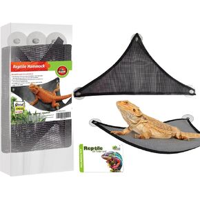 Bearded Dragon Lizard Hammock Reptile Hammock for Bearded Dragons Geckos Lizards,Breathable Mesh Reptile Bed and Rest for Snakes,Chameleon