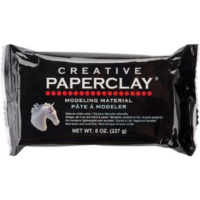 Creative Paper clay, 8 Ounces, White