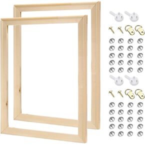 PATIKIL 8x10 inch Canvas Stretcher Bars, 2 Set DIY Removable Wooden Canvas Frames Kit for Oil Paintings Poster Picture Photo, Arts Accessory, Paint by Numbers