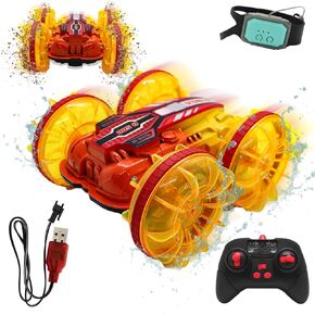 Amphibious RC Car for Kids 2.4 GHz Remote Control Boat Toys for Boys Waterproof RC Monster Truck Beach Toys Car Outdoor Pool Water Toy Gifts for Kids 8 12