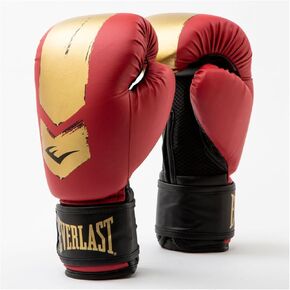 Everlast Prospect Youth Training Gloves, Blue, red
