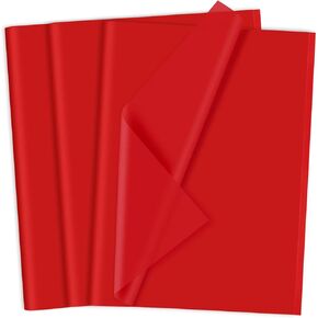 CHRORINE 120 Sheets Red/Green/White/Gold Tissue Paper Christmas Art Gift Wrapping Tissue Paper Bulk for Crafts DIY Birthday Decor Christmas Holiday Party (20 x 13.8 inches)