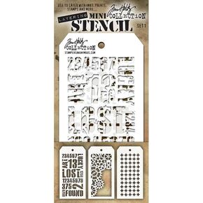 Stampers Anonymous StampersA Layering Stencil THoltz Mini #1