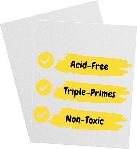 Mr. Pen- Canvas Panels, 2 Pack, 8x10 Inch, Triple Primed for Oil & Acrylic Paints, Canvas Boards for Painting, Painting, Drawing & Art Supplies, Blank Canvas for Painting, 3mm Thickness in Saudi Arabia