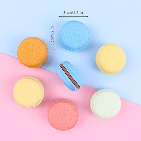 Cute Erasers for Kids, Pencil Mini Erasers Fun Cartoon Bulk Creative Erasers, Novelty Kawaii Donuts Food Cookie Rubber Back to School Supplies for Students Teachers Prize Gifts Party Favors 34 Pack in Saudi Arabia