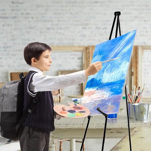 AROIC 63" Easel Stand for Display, 3 Pack Portable Foldable Metal Easel in Saudi Arabia