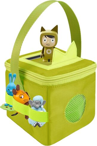 Annmore Carrying Case for Toniesbox and Tonies Figures, with Cover for Tonies Ears, Use for Tonies Characters Transport and Storage, Blue in Saudi Arabia