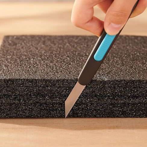 NOVA Slim Box Cutter Replacement Blade: 9mm Blade, 30 Degree Point Tip, Perfect for Paper, Boxes, Craft, Shrink Wrap, Foam, Plastic, Thin Metal, Utility (10 Pack) in Saudi Arabia