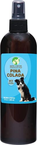 عرض منتجات الحيوانات الموسمية 1 علاجات الاستحمام والفرشاة® بينا كولادا كولونيا للحيوانات الأليفة 4.5 أونصة للكلاب | مزيل رائحة يدوم طويلاً | خالي من البارابين | قابلة للتحلل وغير سامة | صنع في الولايات المتحدة الأمريكية in Kuwait