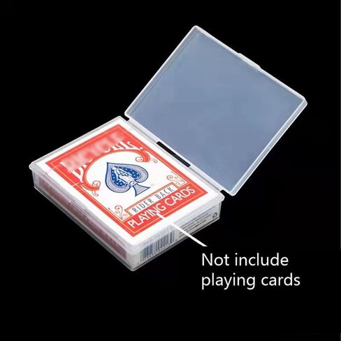 4 Pcs Playing Card Case, Playing Card Box,Playing Card Storage Box, Card Deck Holder for Bank Card, Business Card, Game Cards in Saudi Arabia