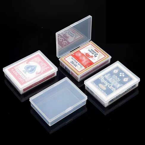 4 Pcs Playing Card Case, Playing Card Box,Playing Card Storage Box, Card Deck Holder for Bank Card, Business Card, Game Cards in Saudi Arabia
