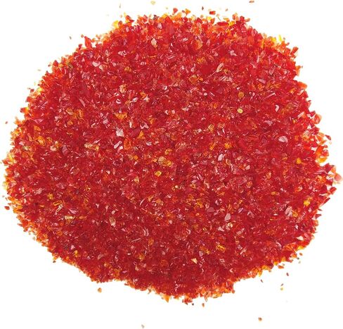 LUSTERING High Luster Crushed Glass Glitter, Broken Glass, Glass Chips for Crafts DIY Epoxy Resin Art, Nail Art, Jewelry Making,Geode Painting, 1-3mm,100g/3.53oz (Cobalt Blue) in Saudi Arabia