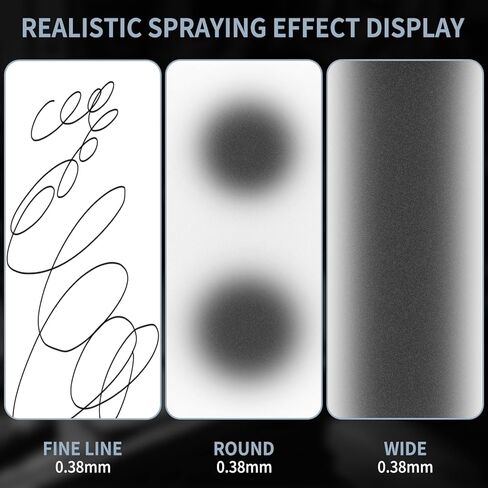 مجموعة بخاخة Ovaga 32PSI، ضاغط بخاخة لاسلكي قابل لإعادة الشحن، مسدس بخاخة محمول باليد، مجموعة بخاخة فرشاة هوائية لاسلكية محمولة للحلاق، وفن الأظافر، وتزيين الكيك، والمكياج in Kuwait