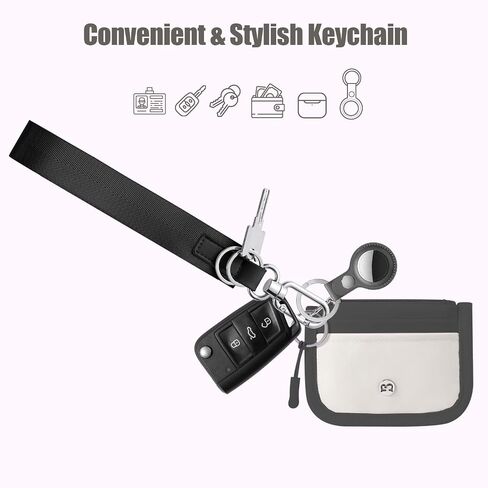 Wristlet Keychain for Women & Men Never Lost Wrist Strap Lanyard for Car Keys ID Badge Wallet Card Holder Airpod Case in Saudi Arabia