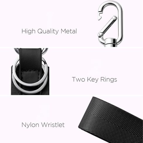 Wristlet Keychain for Women & Men Never Lost Wrist Strap Lanyard for Car Keys ID Badge Wallet Card Holder Airpod Case in Saudi Arabia