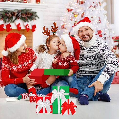 300 Sheets Christmas Tissue Paper for Gift Bags, AORZIT 20" x 14" Red Green White Tissue Paper Christmas Wrapping Paper Bulk for Xmas Gift Box Storage Wrap Clothes Packag Move Supplies Party Decor in Saudi Arabia