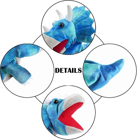 Puppets Hand Puppets Puppets for Kids, Dinosaur Hand Puppets Dinosaur Toys Plush Puppet Stuffed Hand Puppet Dinosaur Toy,Puppet Story Toys Dinosaur Puppets Dinosaur Toys for Kids 3 5 7 8 12 in Kuwait