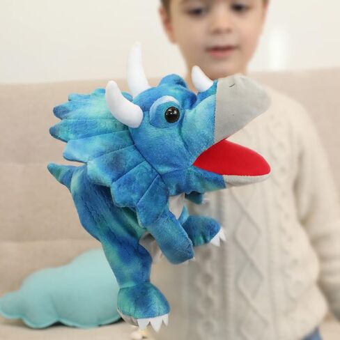 Puppets Hand Puppets Puppets for Kids, Dinosaur Hand Puppets Dinosaur Toys Plush Puppet Stuffed Hand Puppet Dinosaur Toy,Puppet Story Toys Dinosaur Puppets Dinosaur Toys for Kids 3 5 7 8 12 in Kuwait