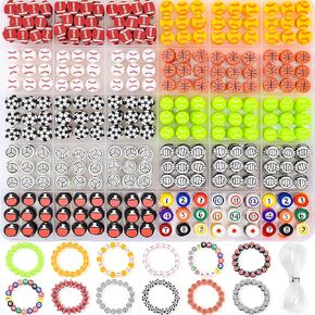 richginker Bracelet Making Kit Beads for Bracelets Clay Beads Friendship Bracelet Kit Beads for Jewelry Making Birthday Gifts for Girls Kids Cute Fun DIY Arts Crafts 2300pcs