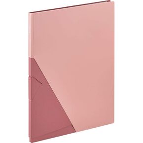King Jim 8832H Giritz Clear File, A4, 10 Pockets, Pink