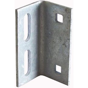 Dock Edge Floating Dock Outside Corner, Galvanized, 1/4"