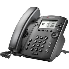 Polycom VVX 311 Corded Business Media Phone System - 6 Line PoE - 2200-48350-025 - Replaces VVX 310 (Renewed)