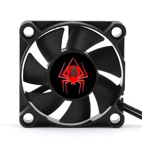 RC Motor Cooling Fan 25mm 30mm 35mm 40mm 45mm 50mm High Speed Heatsink 28000RPM ESC Fans 6V-8.5V for 1/10 1/8 1/12 Truck Off Road Crawler Car 540 550 Brushless OR Brushed Motors (25mm)