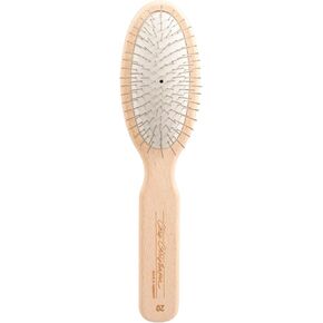 Chris Christensen 20 mm Oval Pin Dog Brush, Original Series, Groom Like a Professional, Stainless Steel Pins, Lightweight Beech Wood Body, Ground and Polished Tips