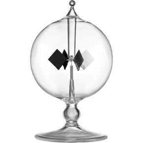 Crookes Radiometer Solar Power Spinning Vanes Glass Windmill for Party Home Decoration Gift