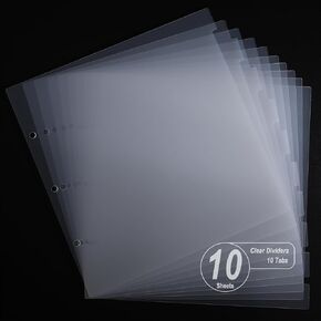 10 Sheets Double Sided 9.84 x 10.24 inch Refill Pages - Acid Free Thick Additional Craft Paper Cardboard for All Series ADVcer 10x10" Three-Ring Loose-Leaf Binder Photo Album Scrapbook (Black)