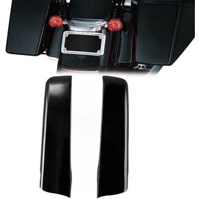 Rear Fender-Saddlebag Gap Filler Panels Fits for Harley Davidson Electra Glide FLHT 1993-2008, Electra Glide Sport FLHS 1993, Road King FLHR 1994-2008 (94-08 Black)
