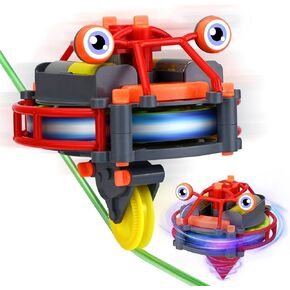 Novelty Toys Tightrope Walking Tumbler Unicycle, Walker Gyroscope Spinner Car Gyro, Anti Gravity Balance Robot