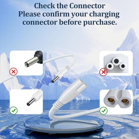 استبدال سلك الطاقة Punasi لـ Cricut Explore Air 2، صانع Cricut، إنشاء التعبير الشخصي، صغير، كعكة، آلة قطع، Provo Craft Explore One Cricut Maker KSAH1800250T1M2 مصدر طاقة 18 فولت in Kuwait