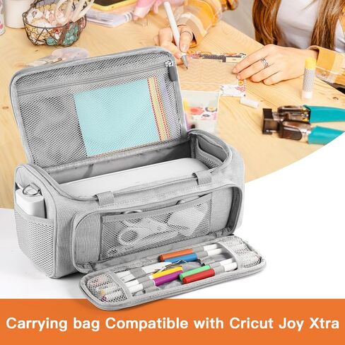 Tote Bag Compatible with Cricut Joy Xtra Smart Cutting Machine, Travel Carrying Case with Multi-pocket for Storage Xtra tool & Accessories in Saudi Arabia