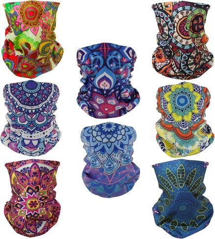 SMEHCF 8 Multipurpose Bandanas for Women Men in Kuwait
