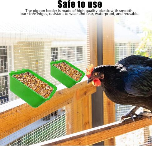 20 Pcs Chicken Coop Feeder Water Cup,16 oz Cage Cups Chicken Feeder Waterer, Cage Cups Birds Hanging Feeders, Chicken Feeder Water Bowl for Parakeet Poultry Pigeon Bunny Wire Cage (Red) in Saudi Arabia