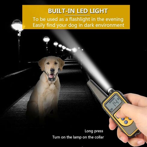 Dog Shock Collar with Remote, Dog Training Electric Collar, IPX8 Waterproof in Kuwait