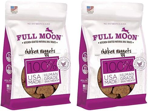 Full Moon Chicken Nuggets Healthy All Natural Dog Treats Human Grade Made in USA 12 oz in Saudi Arabia