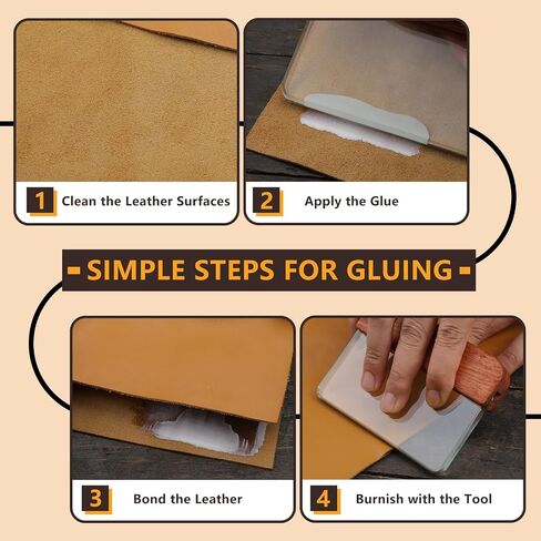 CBHGFEA Leathercraft Glass Slicker for Burnishing Leather Leather Burnishing Tool with Brazilian Rosewood Handle Leather Working Tools Professional Leather Block Smoothing Tool in Saudi Arabia