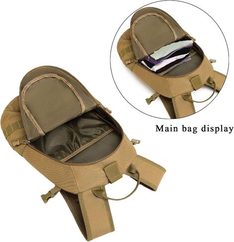 ArcEnCiel 15L Motorcycle Backpack Tactical Bag Rucksacks for Outdoor Camping Trekking Hunting with Patch in Kuwait