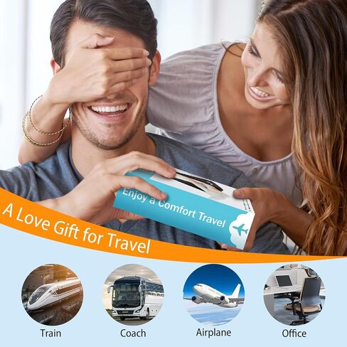 Airplane Footrest with No Feet Clashing Support Design, Portable Travel Foot Hammock to Relax Your Feet, Memory Foam Plane Foot Rest to Relieve Feet Soreness - Long Flights Essentials in Saudi Arabia