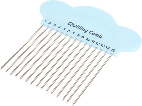 tehaux 5pcs ورقة اللف أداة مشط، ورقة تجديل مشط أداة ورقة تمشيط الحرف خلق الحلقات ورقة اللف أدوات اللف ورقة مشط الحياكة ورقة اللف مشط لأدوات اللف واللوازم in Saudi Arabia