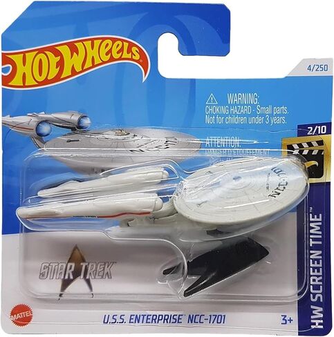 العجلات الساخنة: HW Screen Time 2/10 - ستار تريك الولايات المتحدة. Enterprise NCC-1701 1:270 مقياس دييكاست نموذج السفينة in Saudi Arabia