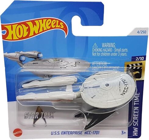 العجلات الساخنة: HW Screen Time 2/10 - ستار تريك الولايات المتحدة. Enterprise NCC-1701 1:270 مقياس دييكاست نموذج السفينة in Saudi Arabia