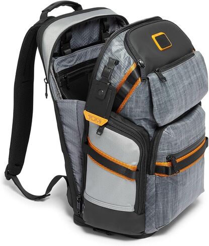 TUMI - Alpha Bravo Nomadic Backpack - Durable Carry On Backpack - 18.8" X 15.0" X 9.0" - Fits up to 15" Laptop - Steel in Kuwait